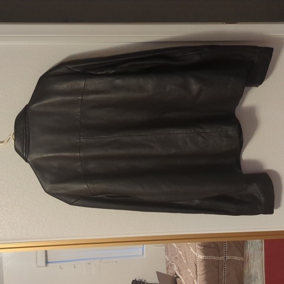 Genuine Leather Jacket, L-XL - Picture 3 of 10